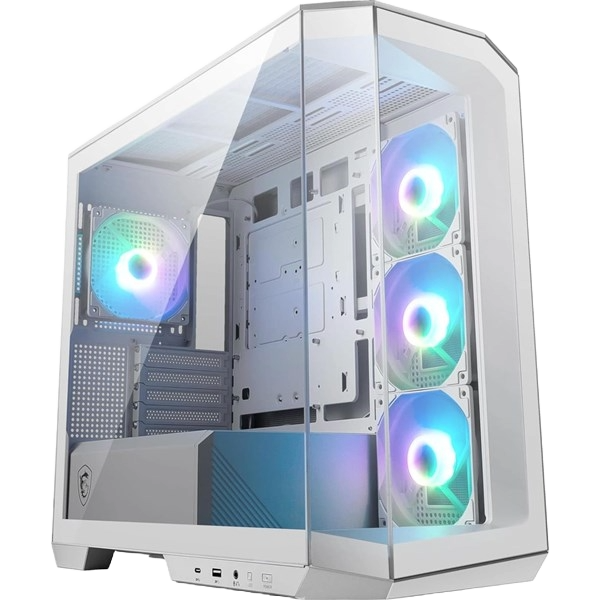MSI MAG PANO M100R PZ WHITE Mid Tower Gaming Case - White 
